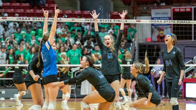 Hamilton Southeastern vs Yorktown Indiana 4A girls volleyball championship November 5 2022 Julie L Brown 8977